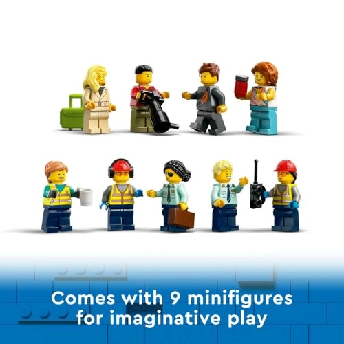 City Passenger Aeroplane (60367) - Large Plane Model 9 Minifigures