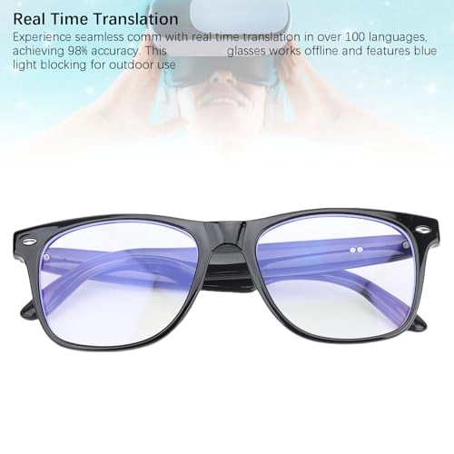 AI Translator Glasses - Bluetooth V5.4 100+ Languages