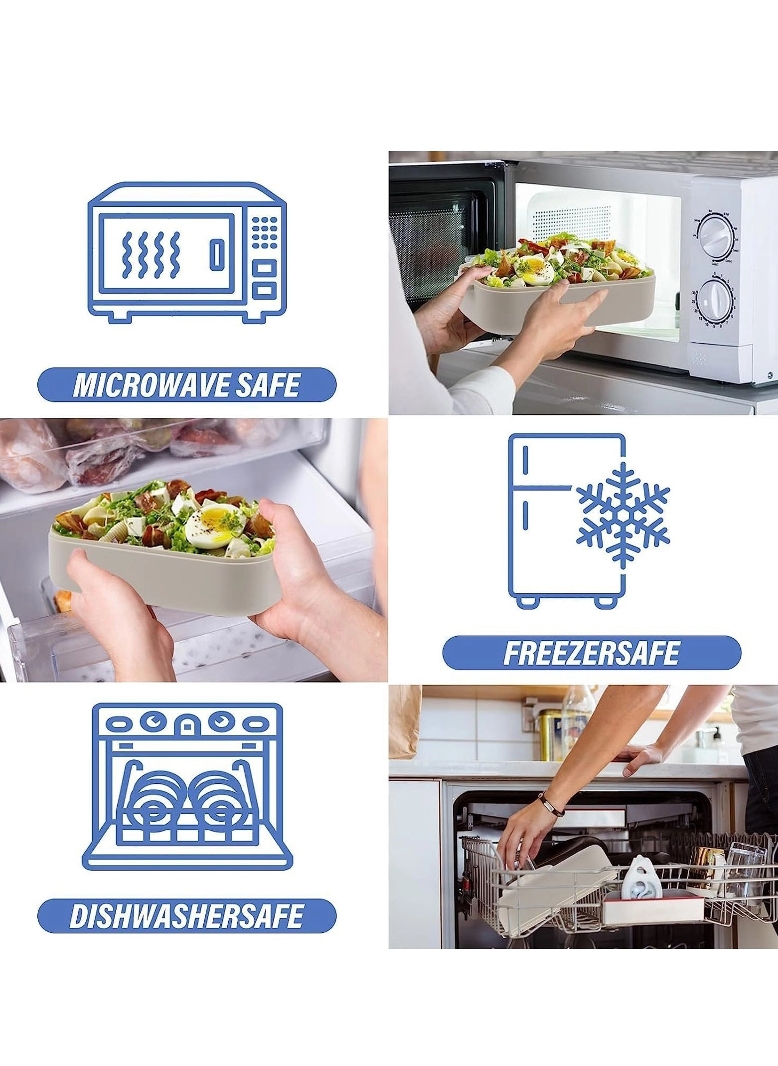 bento box - 304 Stainless steel Double-deck