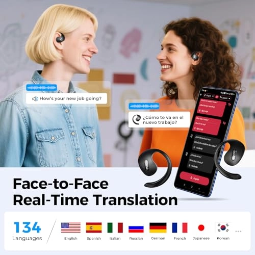AI Translator Headphones - 150 Languages
