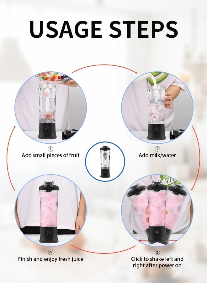 A9-B - Portable USB Rechargeable Blender