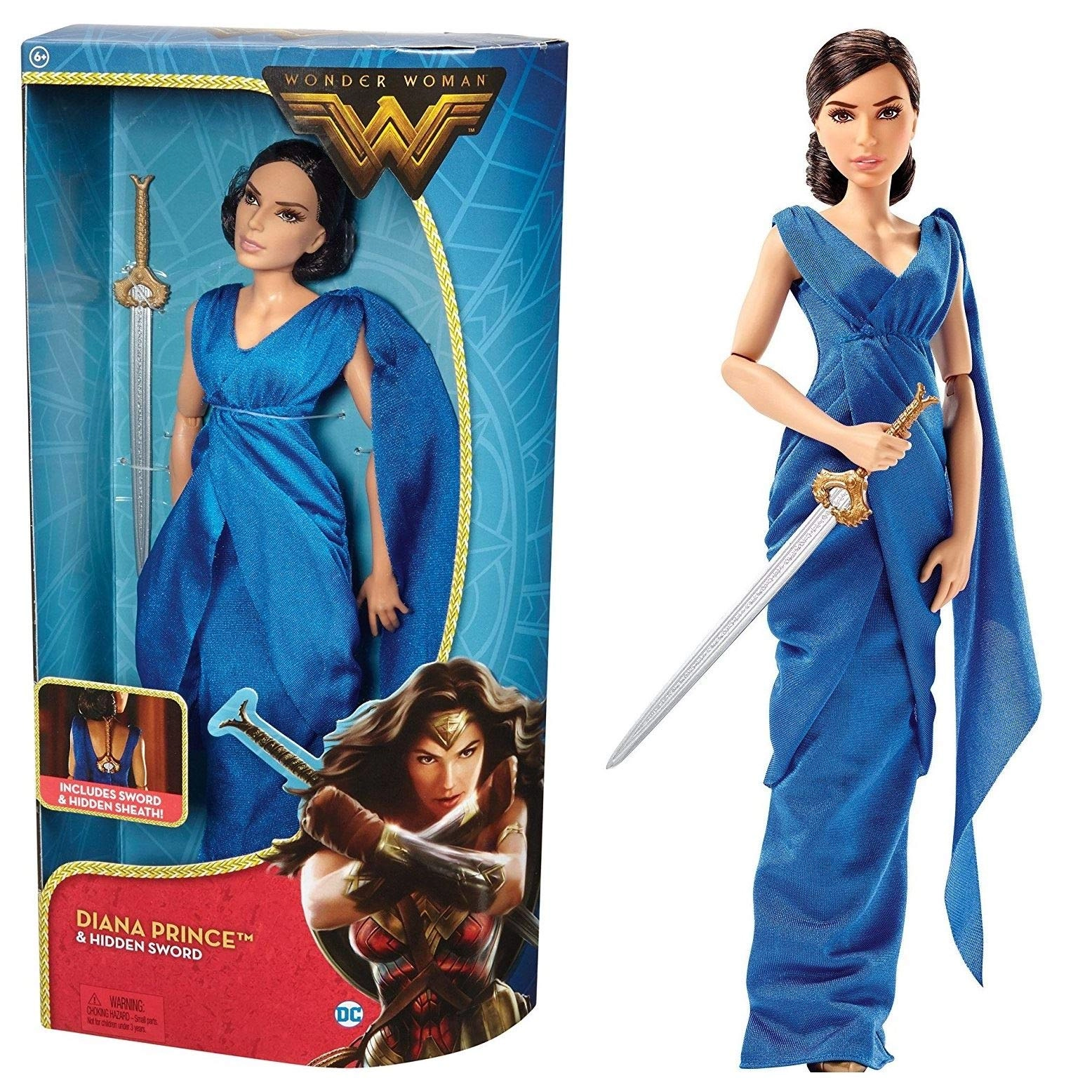 Mattel Diana Prince Doll - 12" Fashion Hidden Sword