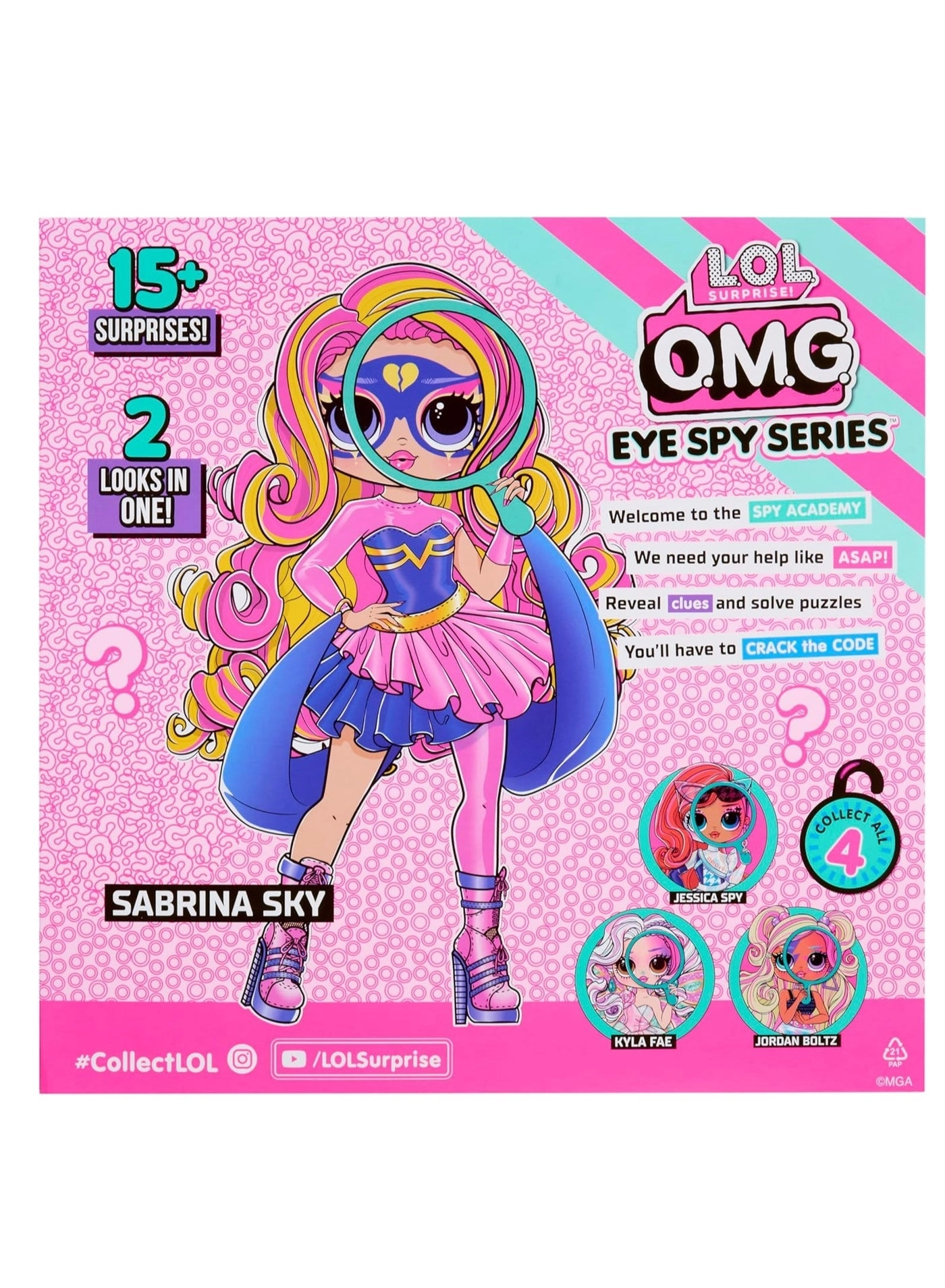 Eye Spy Superhero Fashion Doll - Color Change Interactive Unboxing