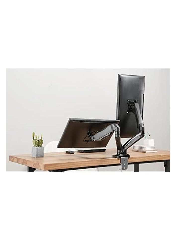 Dual Monitor Stand - 32 Inch 75mm x 75mm or 100mm x 100mm
