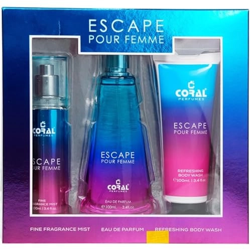 Eau De Parfum + Fragrance Mist + Bodywash - Pour Femme 3-piece