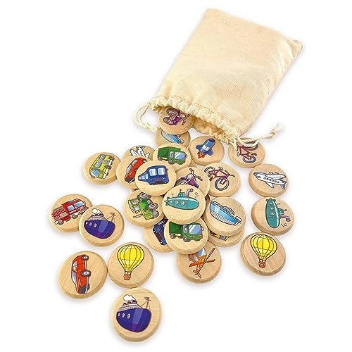 Transport Memory Game - 3+ Years 30 pieces