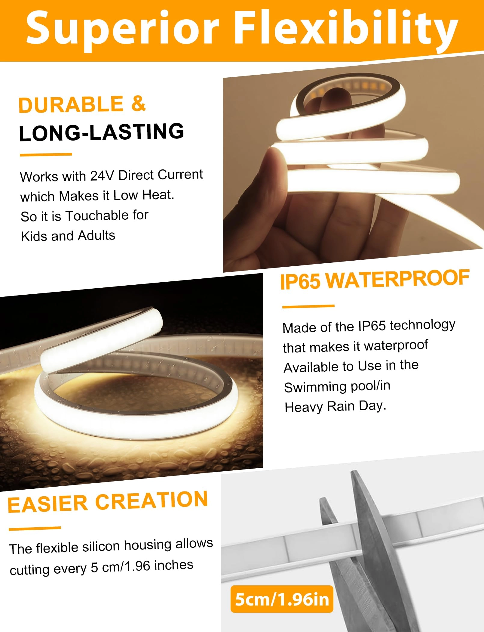 COB LED Strip Light - 5M