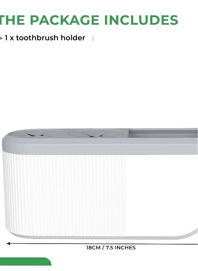 Electric Toothbrush Holder - Any toothbrush and electric toothbrush heads Wall-Mounted