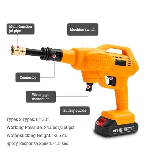 Wireless car washing machine - 30000mAh 600W