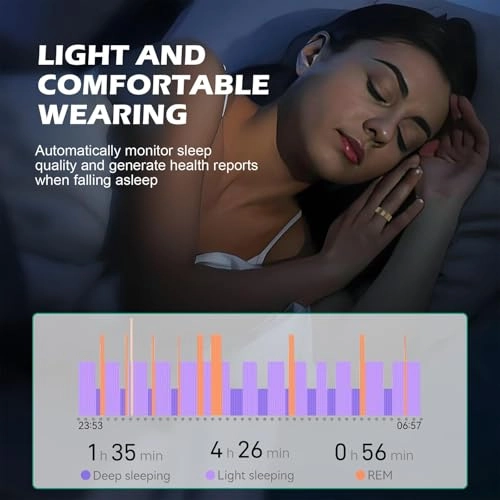 R11 - Gold 7# Heart Rate Blood Oxygen Sleep Monitor