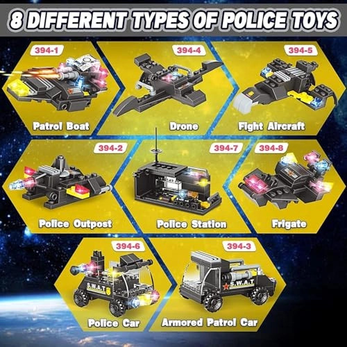 City Police SWAT Set - 9 Models 1006 pcs