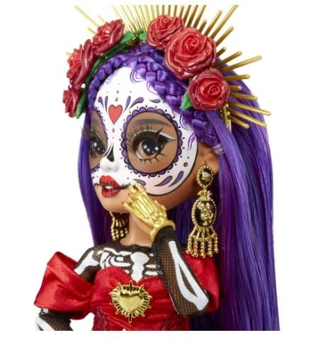 Maria Garcia Fashion Collectors Doll - Dia De Los Muertos Celebration Edition Ages 19+ + Travel Accessory Bag