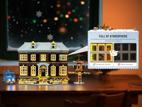 LED Light Kit - Compatible with Lego 21330 Home Alone