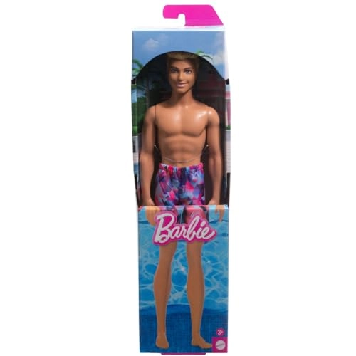 Ken Beach Doll - Graphic Swimsuit Purple