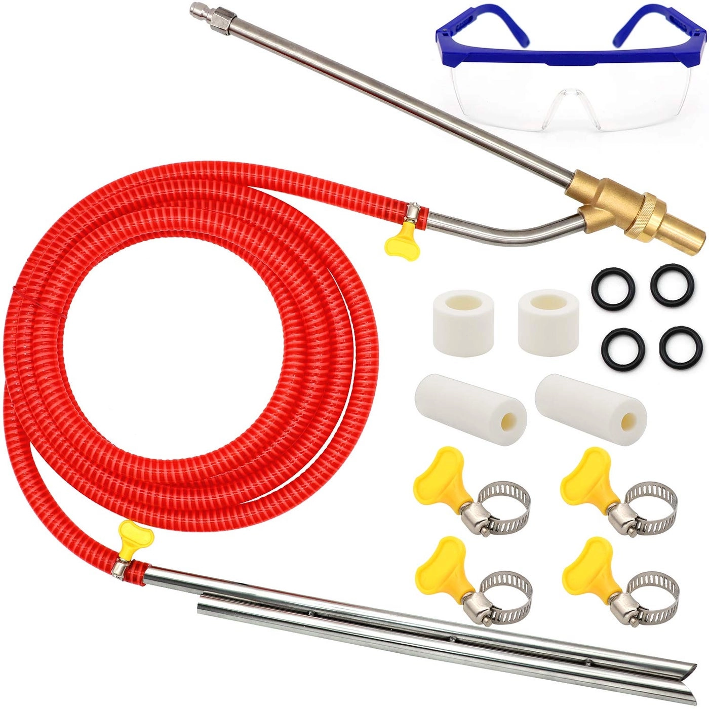 Angela&Alex Pressure Washer Sandblasting Kit - 5000 PSI 1/4 Inch Quick Disconnect