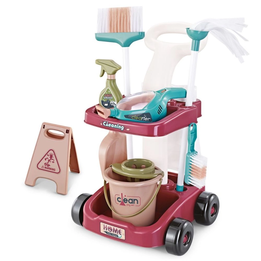 Mini Panda Cleaning Cart Kit - Suitable for 3 years and above 16 Pcs