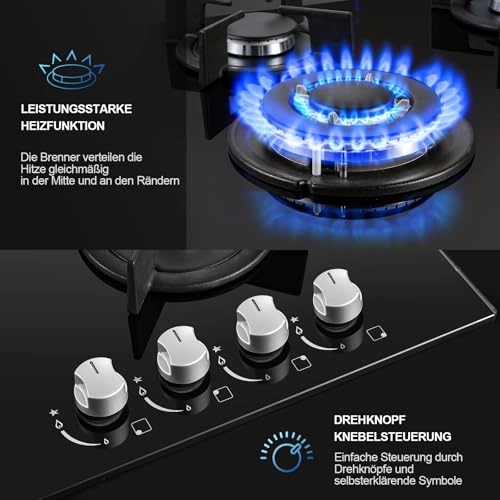 GHG604A-T3CB Gas hob
