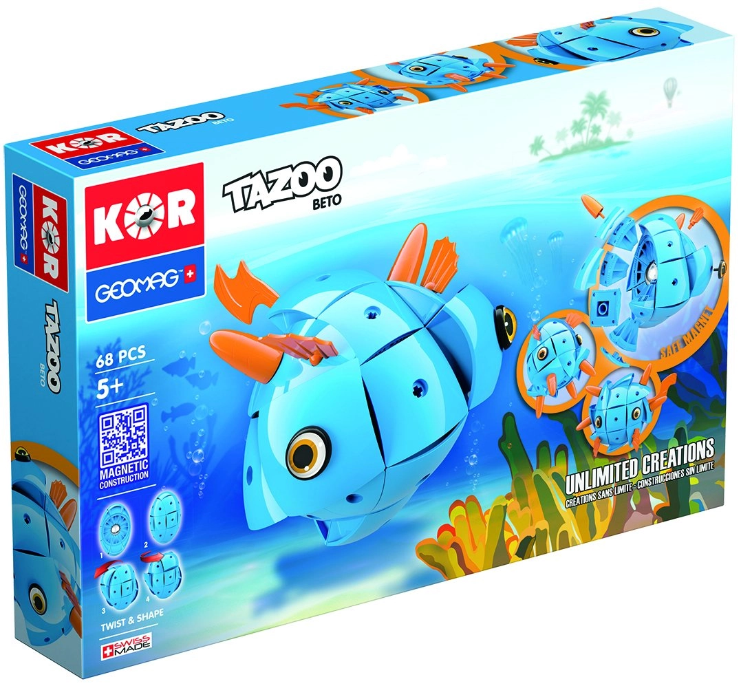 Geomag KOR TAZOO Beto Fish - 68 pcs
