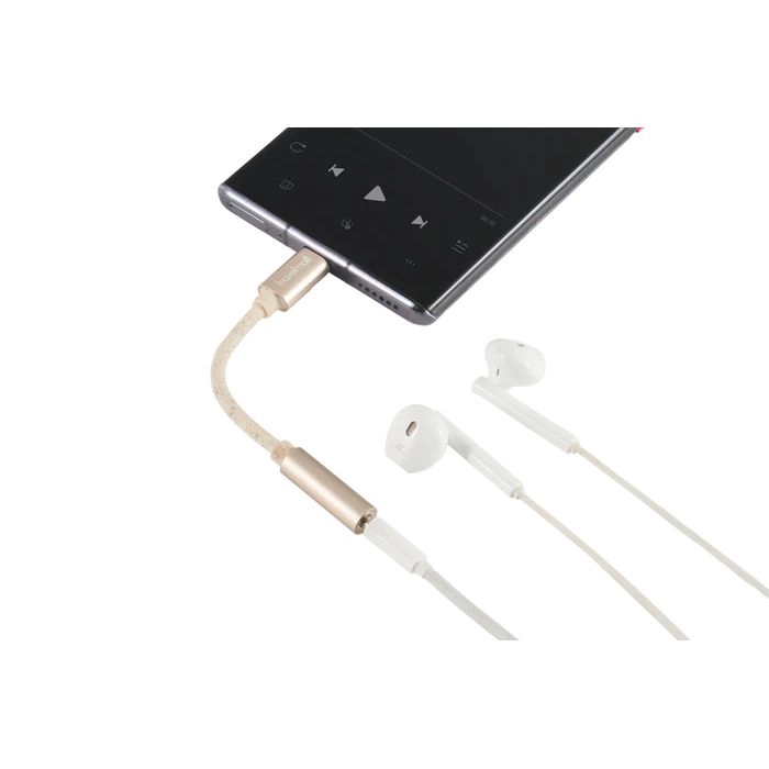 Travelmall USB Type-C To Audio 3.5mm Headphone Jack Adaptor for Universal - Eco-Friendly