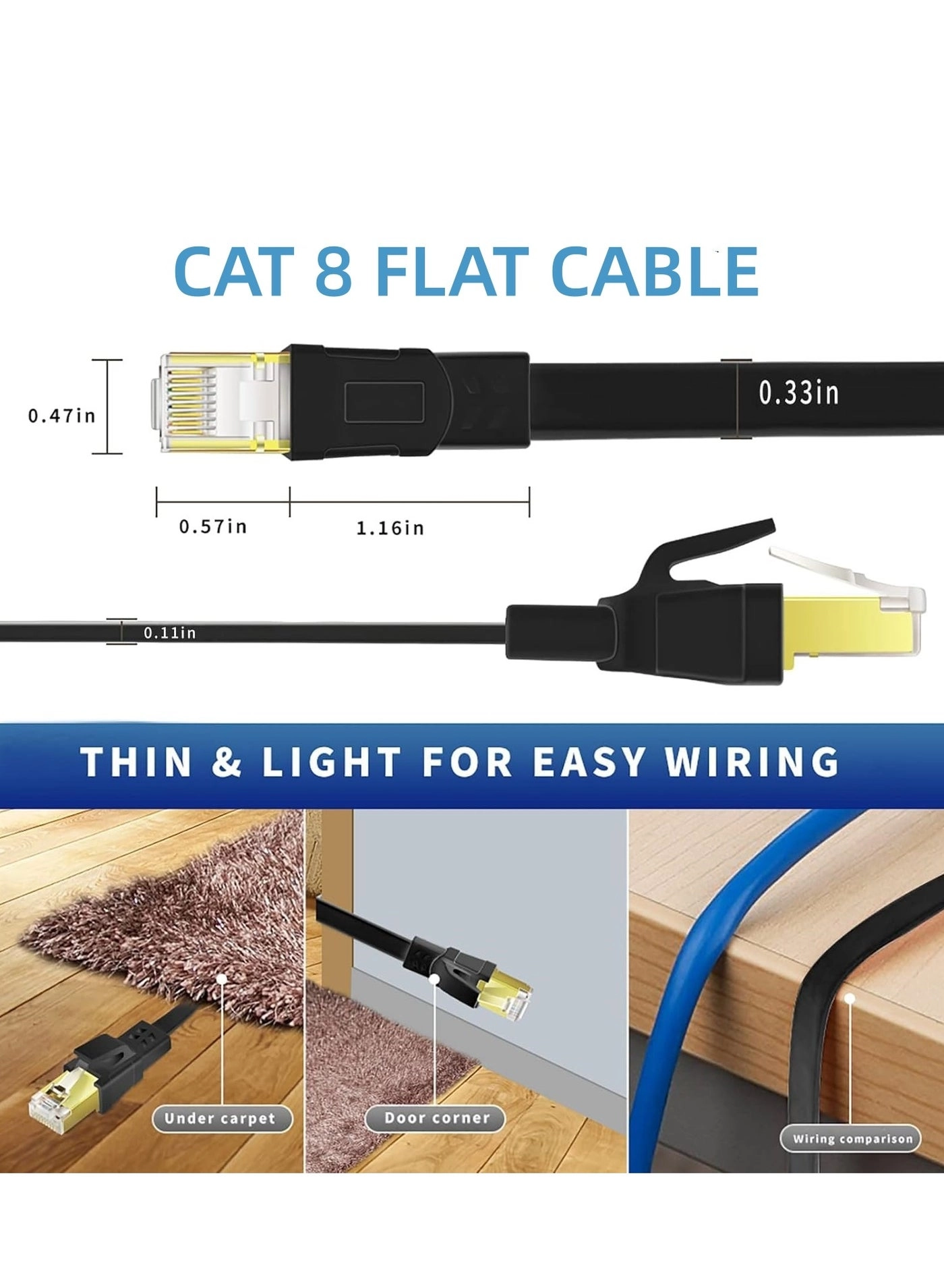 Cat8 Ethernet Cable - 10 m