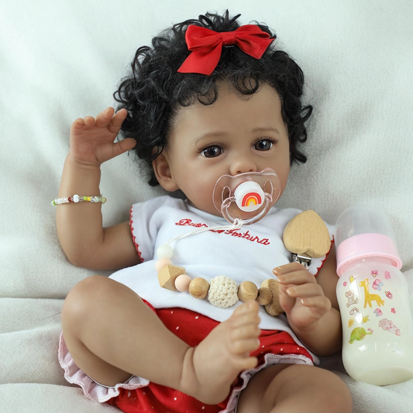 Reborn Baby Doll - 20-Inch Vinyl African American Ages 3+
