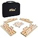 Rummy Cube - 106 Tiles 4 Wooden Racks Portable Case