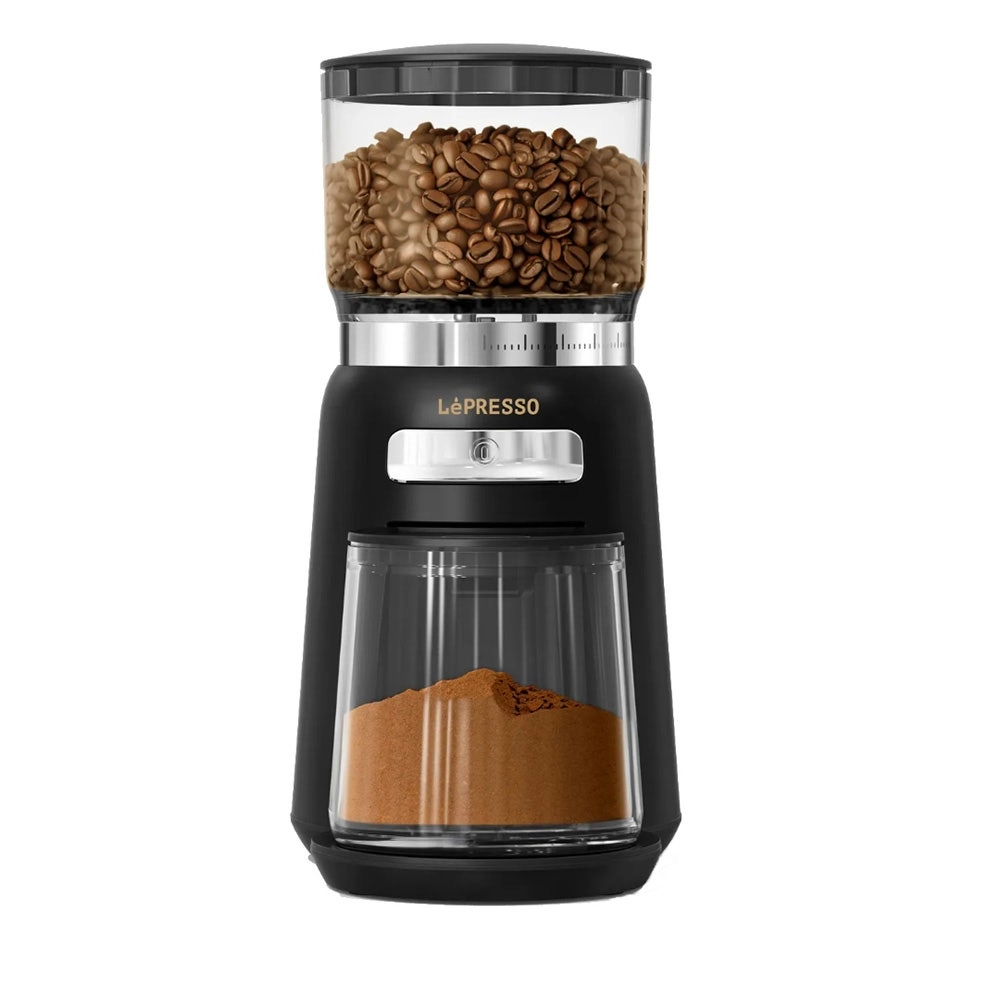 LePresso High Performance Coffee Bean Grinder - 210g 120W Black