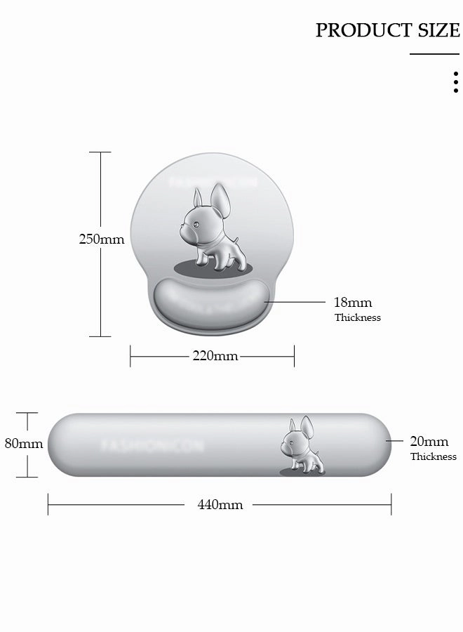 Cloud Ergonomic Mouse Pad