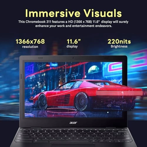 Chromebook 311 - 11.6'' Celeron N4500 4GB DDR4 192GB + MarxsolAccessory