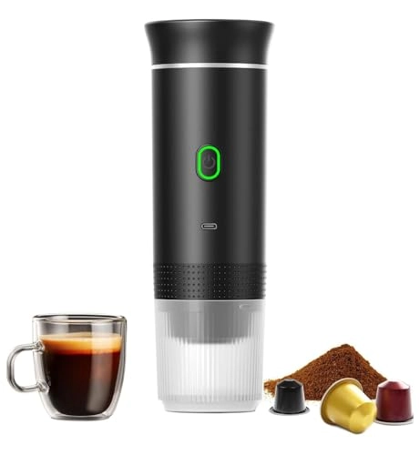 HELEE - 8500mAh 3-5 Min Self-heating Compatible with Ground Coffee & NS Capsule