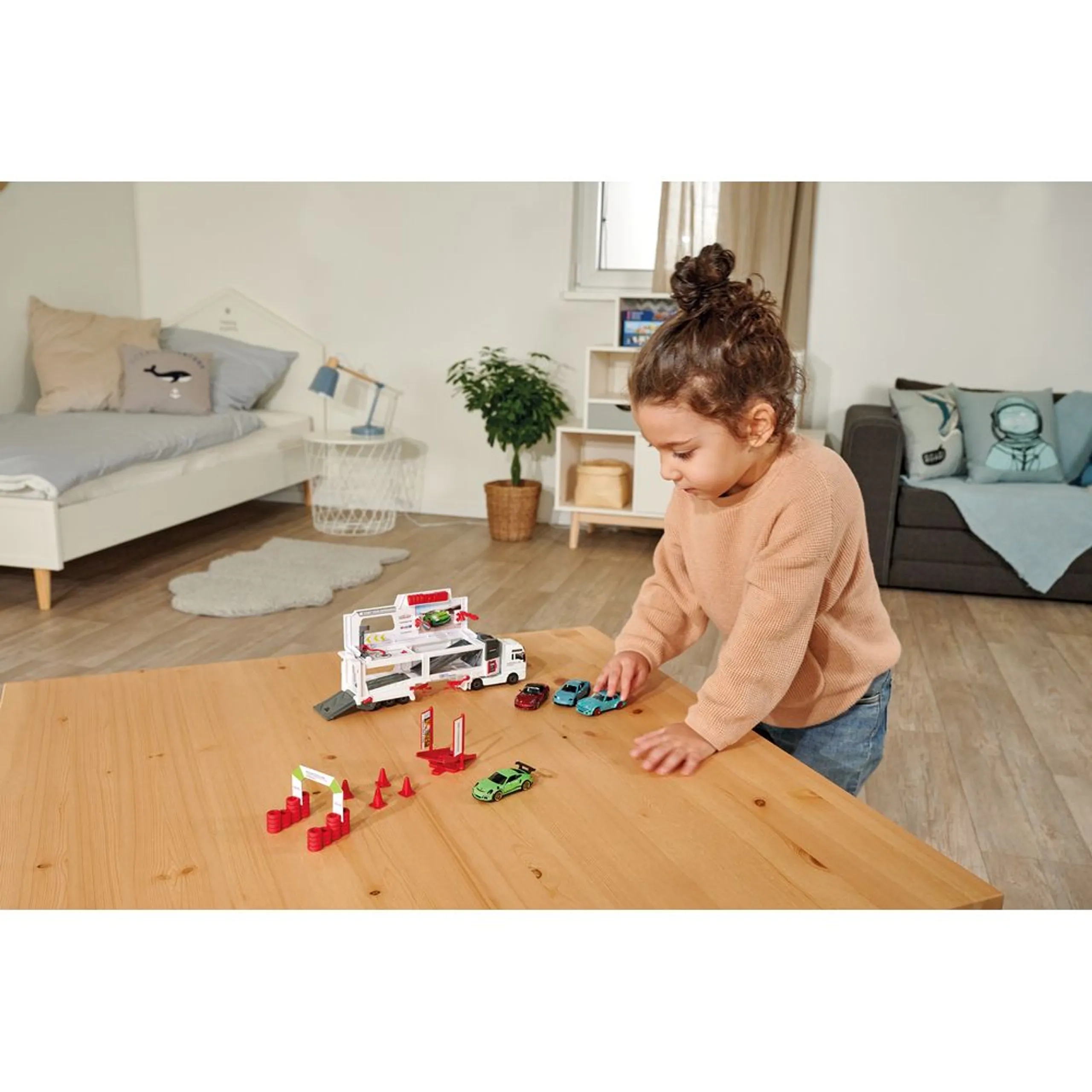 MAN TGX Porsche Experience Truck - 27 cm 2 die-cast models