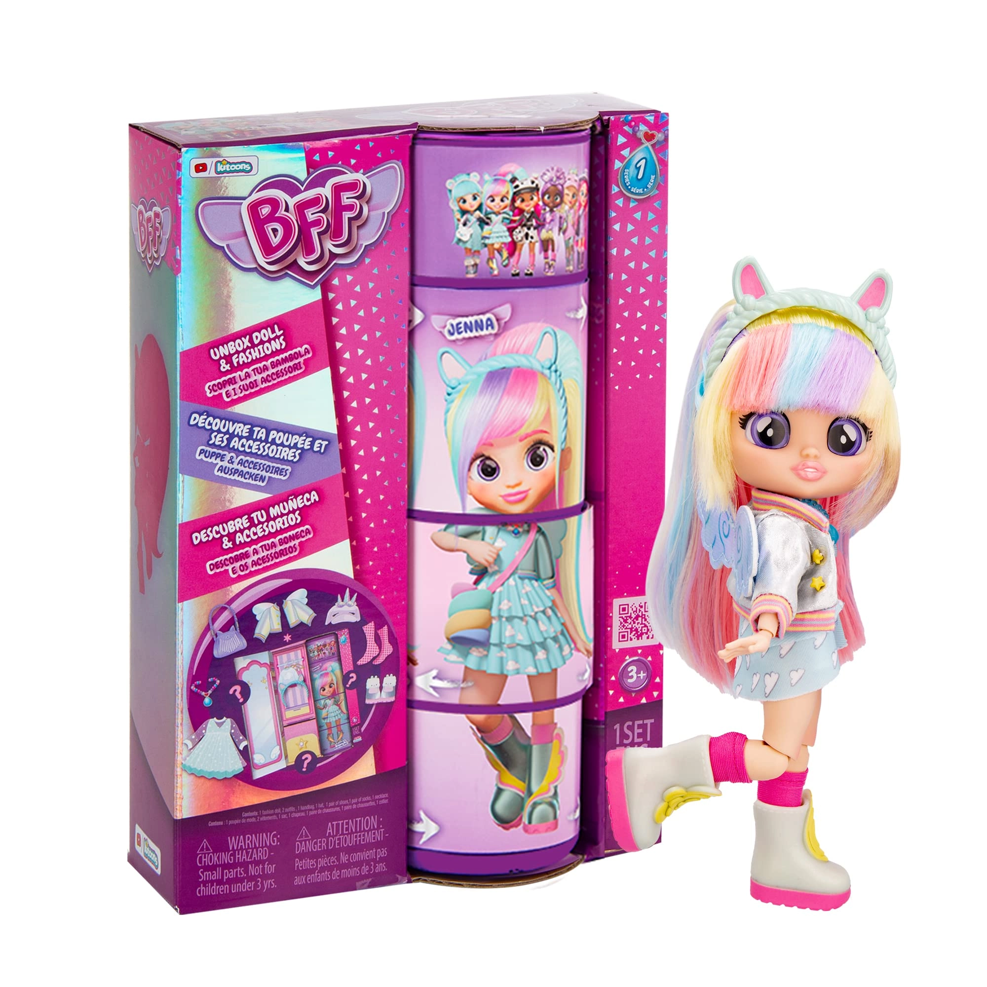 IMC Toys Jenna Doll - 20 cm Series 3 Ages 3+