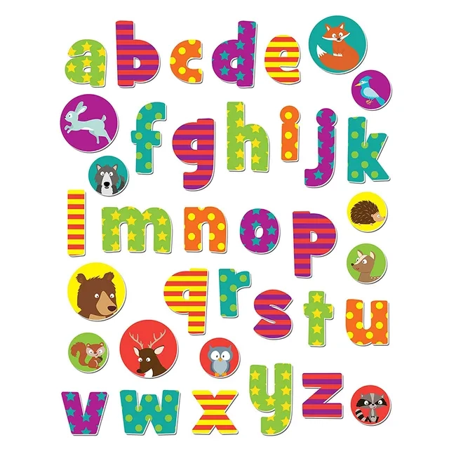 Woodland Alphabet Stickabouts - 3+ years 37 pcs