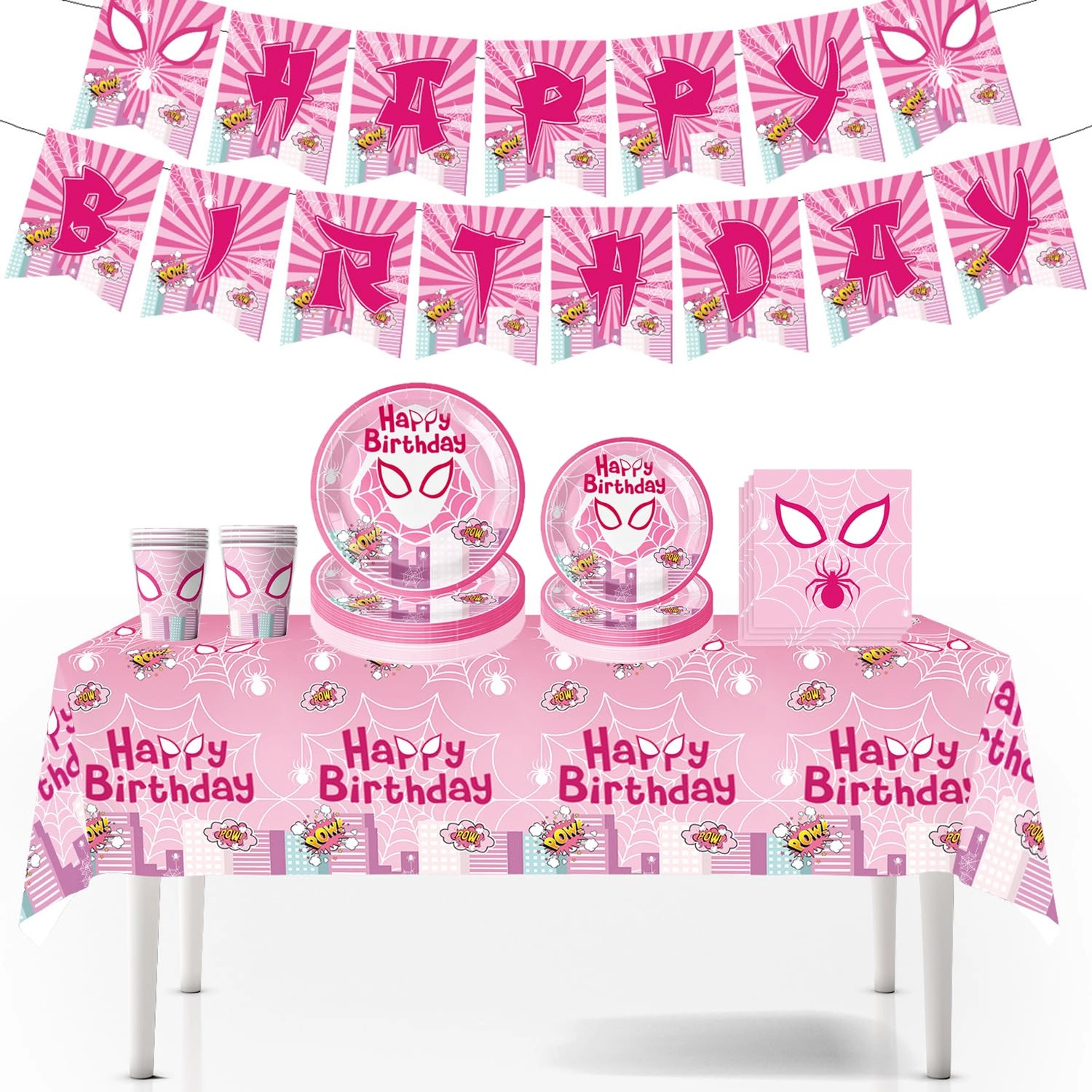 Party Tableware Set - 52PCS Birthday