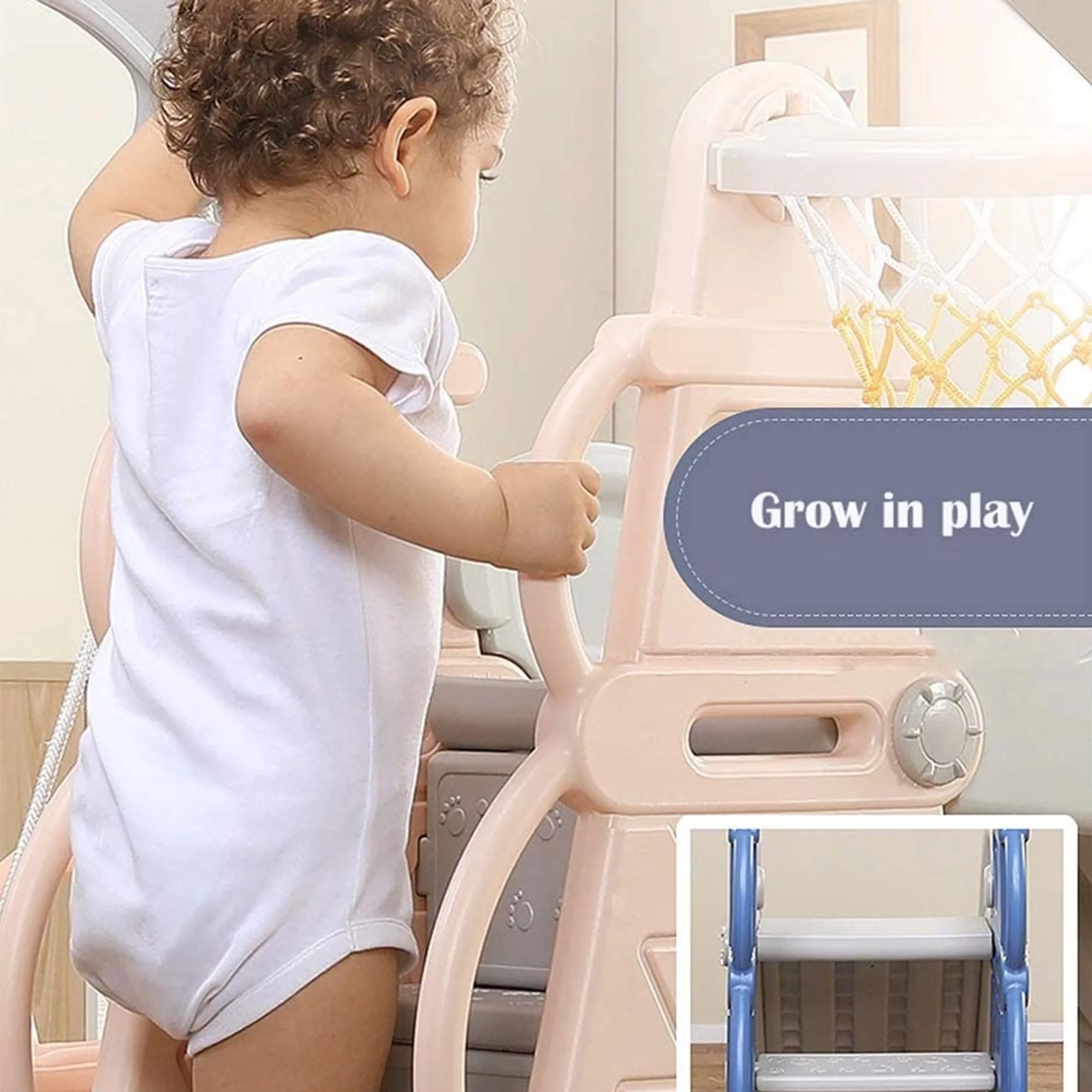 Slide And Swing 3-In-1 Activity Playset - Suitable for 2 years & above 160 x 115 x 160 cm