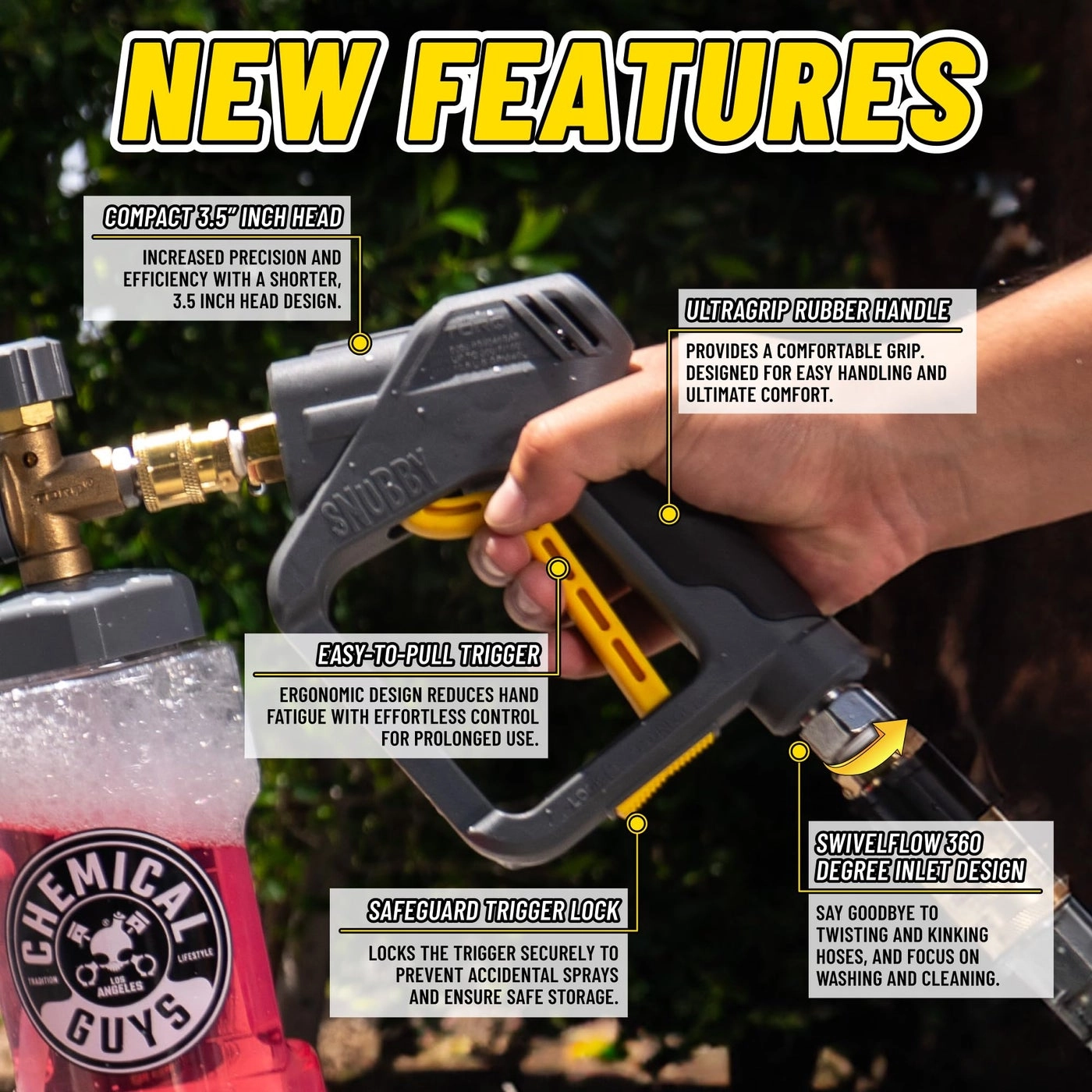 Snubby Pressure Washer Gun
