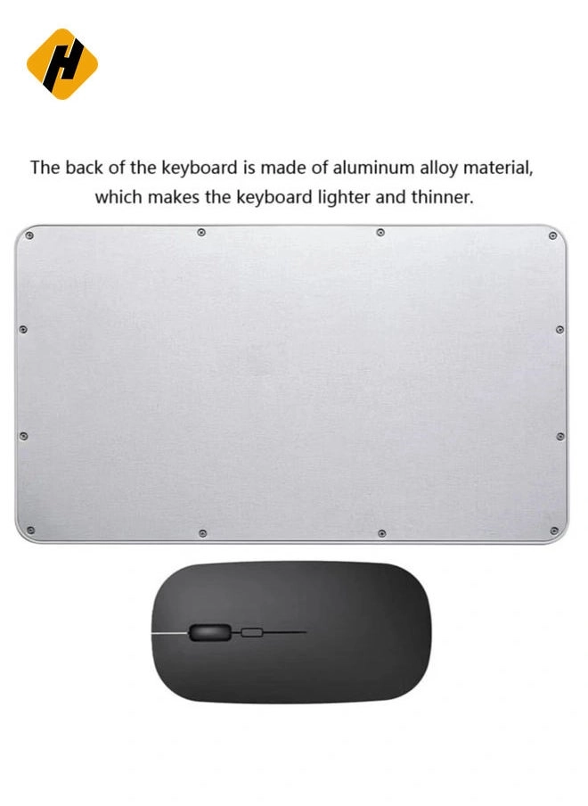 Ultra-Slim Bluetooth Keyboard and Mouse Combo