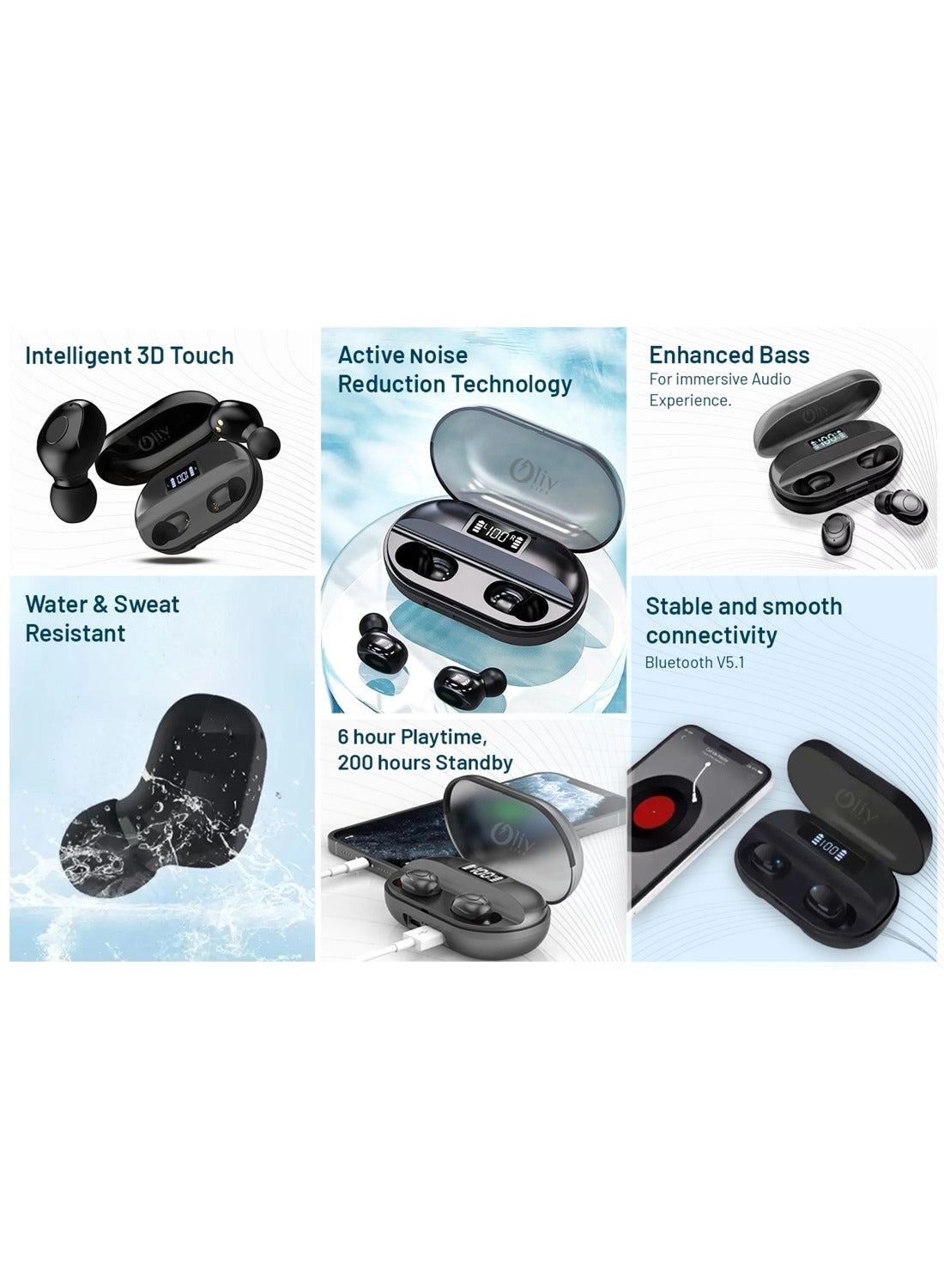 T2 TWS Wireless Headset