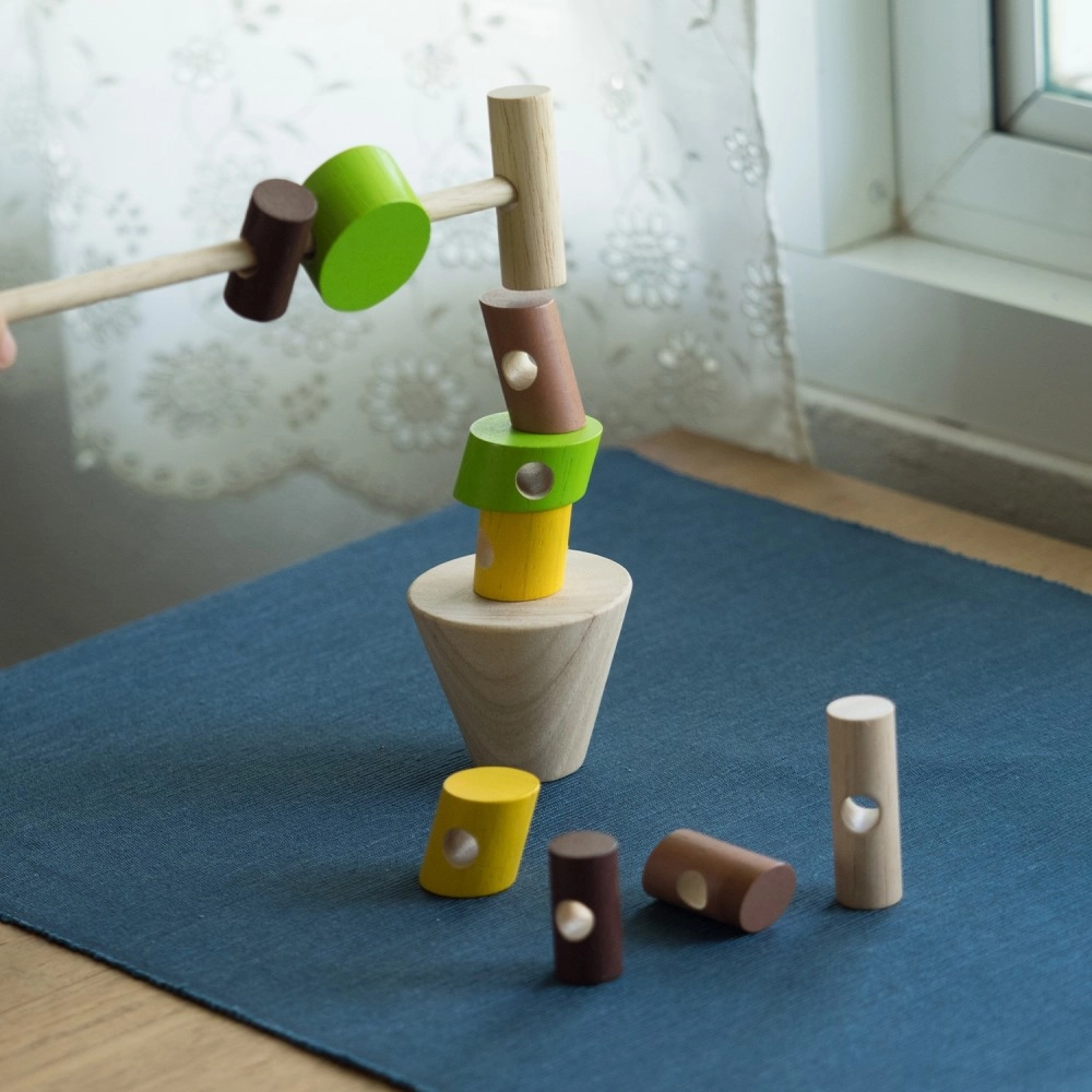 Stacking Logs - 3 + 10 blocks