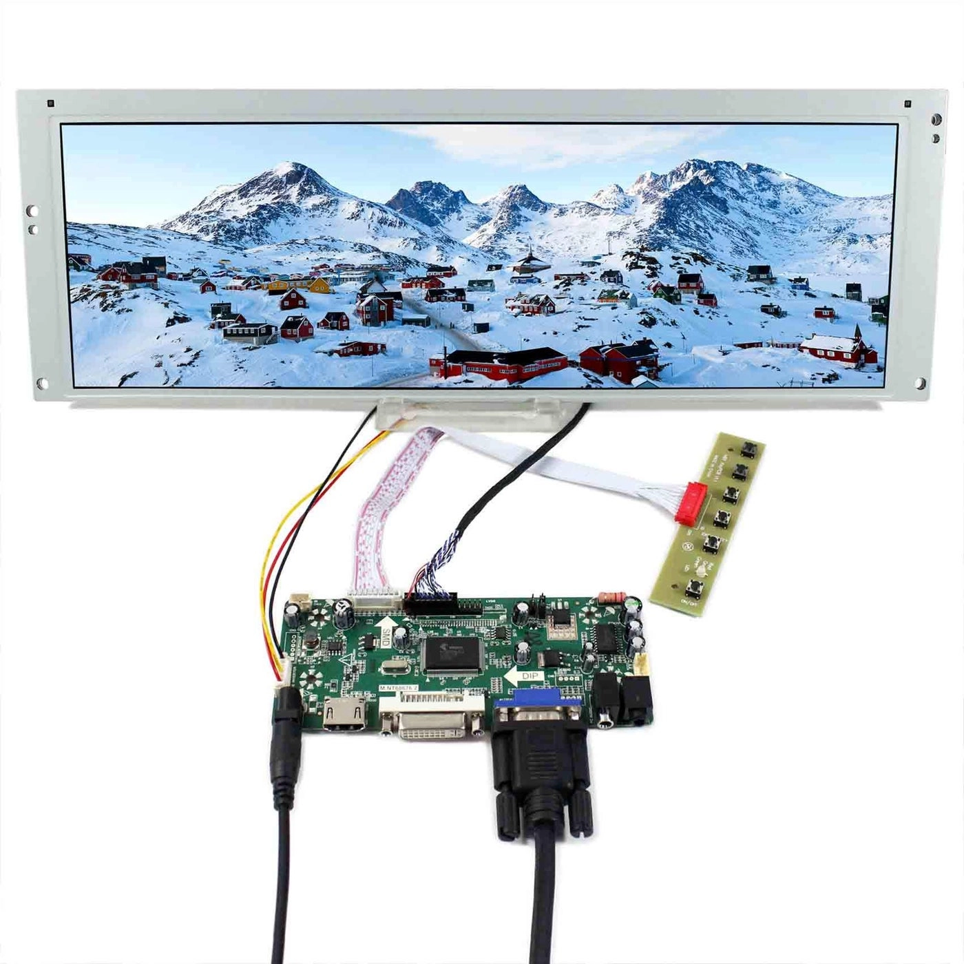 VSDISPLAY LTA149B780F - 14.9" 1280x390 + 68676 - DVI VGA Audio