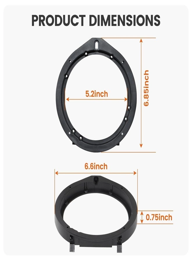 6.5 Inch Speaker Adapter Bracket Kit