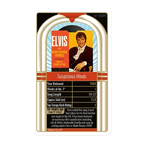Elvis Top 30 Singles - Card Game