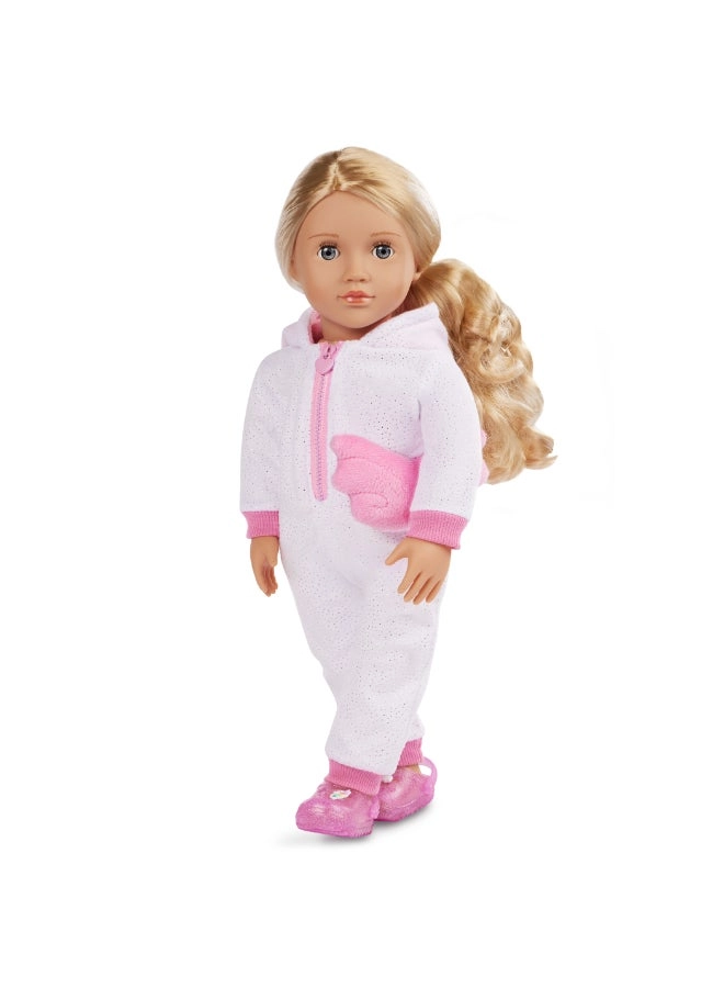 Our Generation Lilian Fashion Doll - 18-inch Unicorn Pyjama Playset Ages 3+