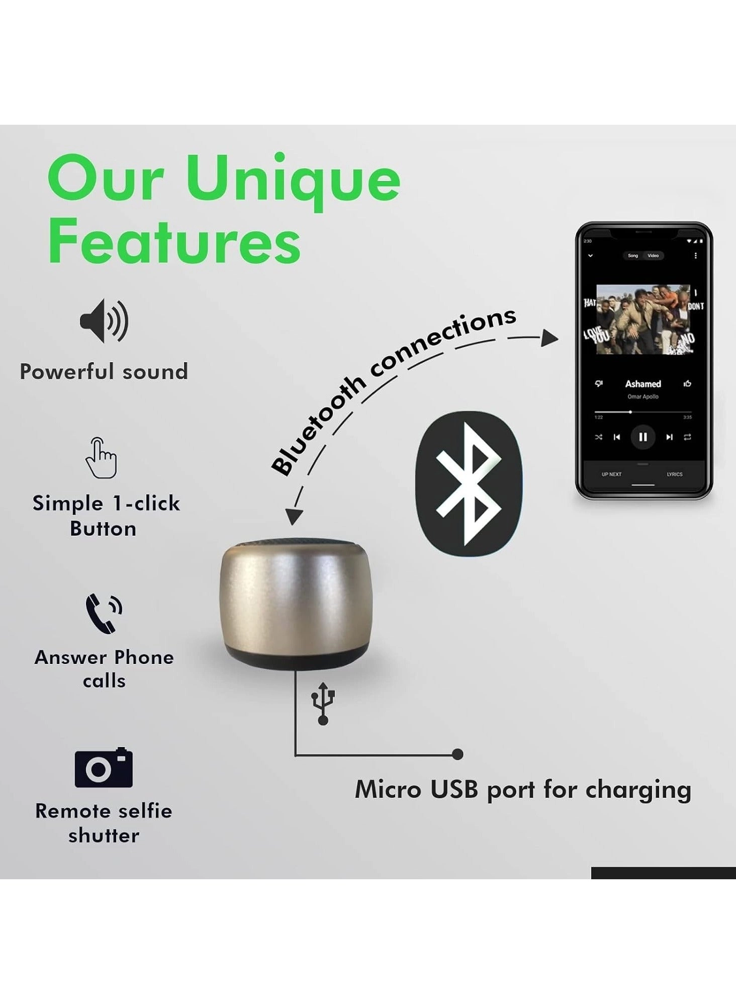 Wireless Bluetooth Portable Speaker