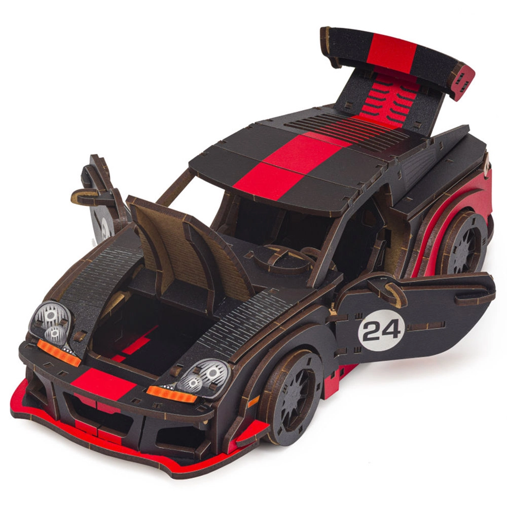 Comet GTS 3D Puzzle (4107390-COMET_GTS_BLACK-RED) - 219 pcs