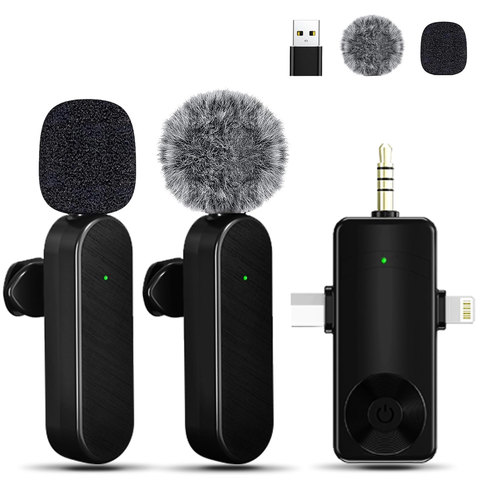 H159 - 2 Wireless Microphone 2.4GHZ