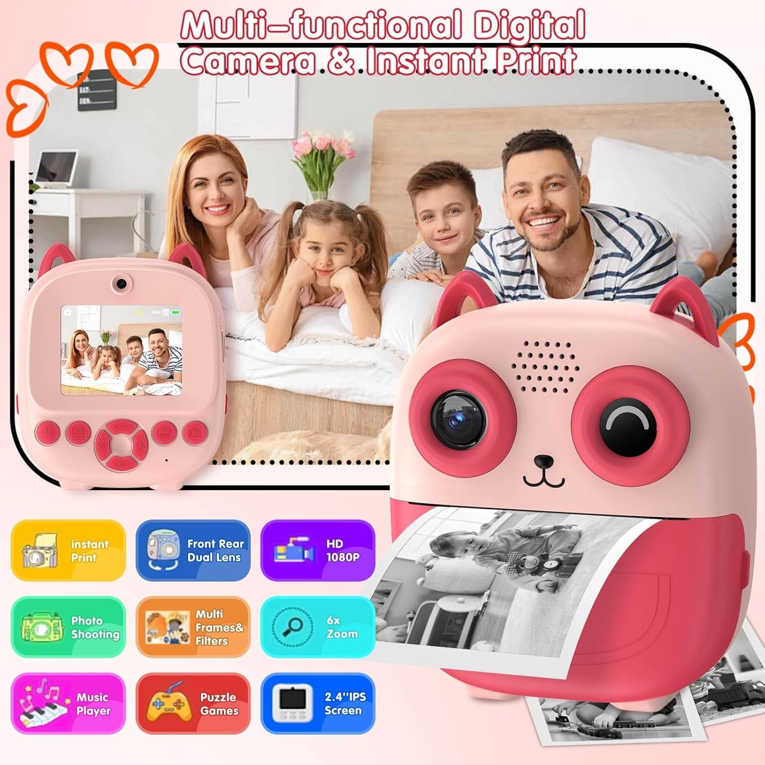 kids Mini portable printer
