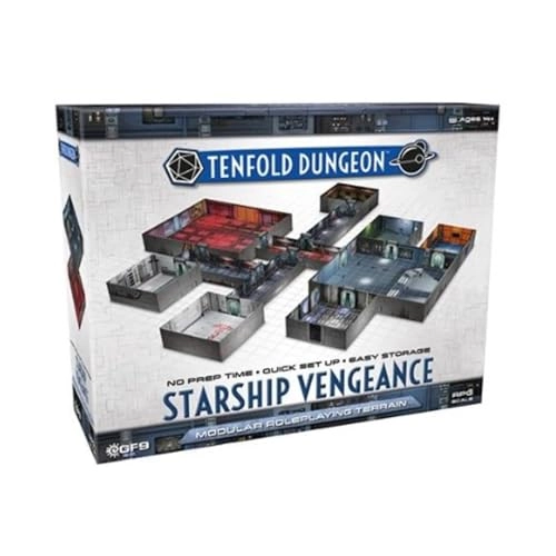 Gale Force Nine Tenfold Dungeon Starship Vengeance - Modular 1 x 1Inch Scale
