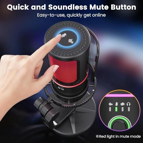 SU7 3.5mm-Mini-Jack+USB Microphone