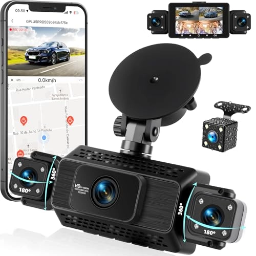 4 Channel 360° Car Dash Cam - 1080P